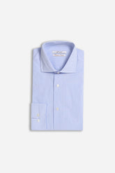 CAMICIA FIL A FIL  CELESTE